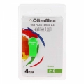 Флеш-накопитель USB  4GB  OltraMax  210  зелёный